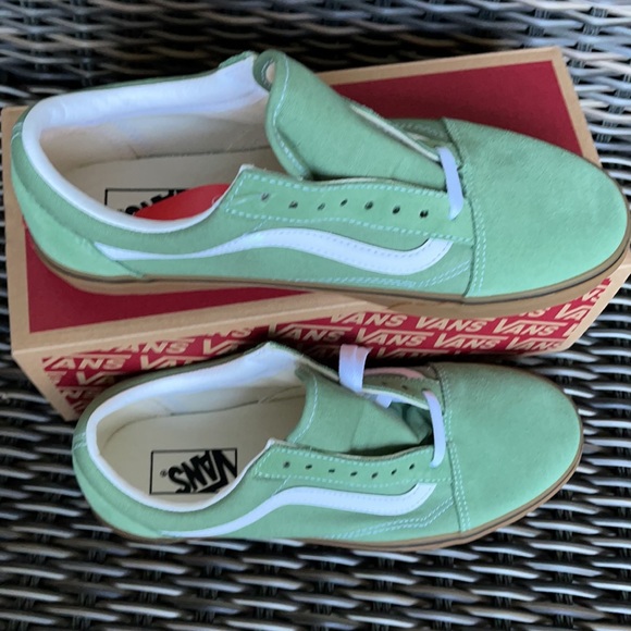 Vans Old Skool Gum Basil/True White MENS - Picture 5 of 16